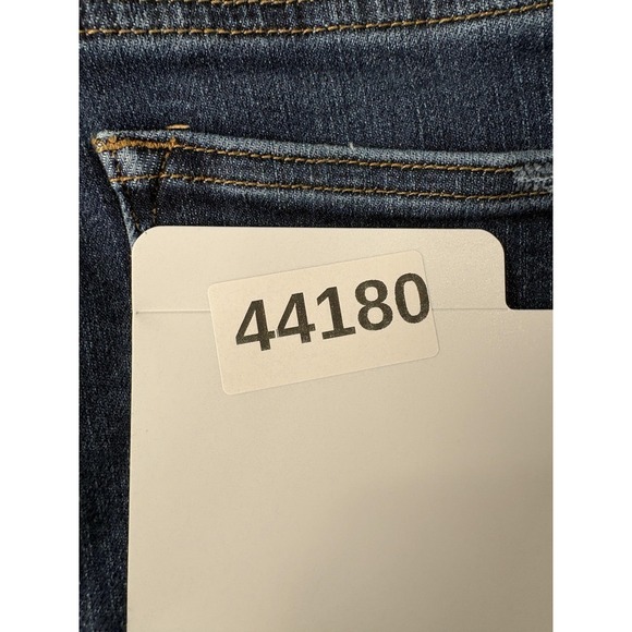 Judy Blue Jeans Womens 9/29 Blue Slim Bootcut Distressed Raw Hem Stretch Denim - Picture 12 of 12